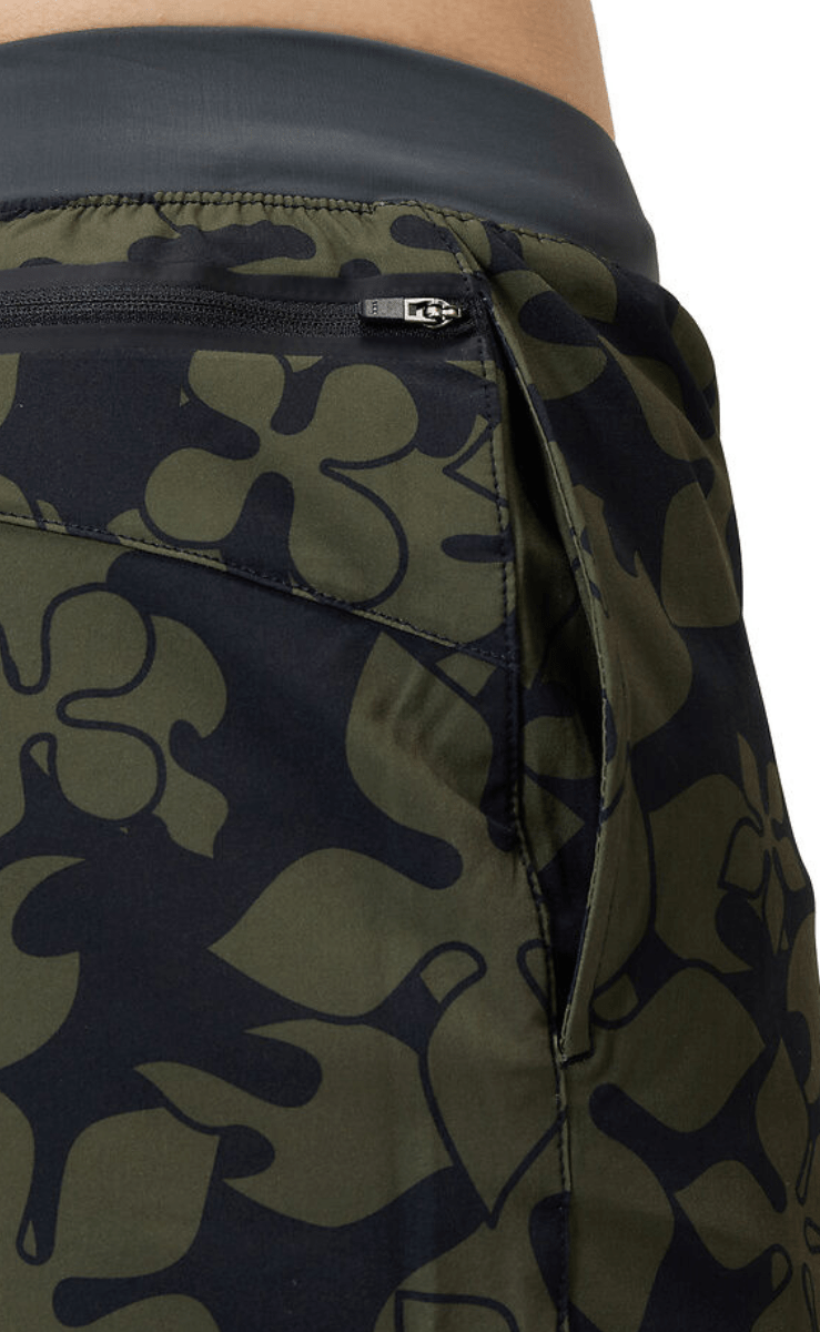 Speedo Mens Lookout Print Volley 16" Short - Deep Olive.