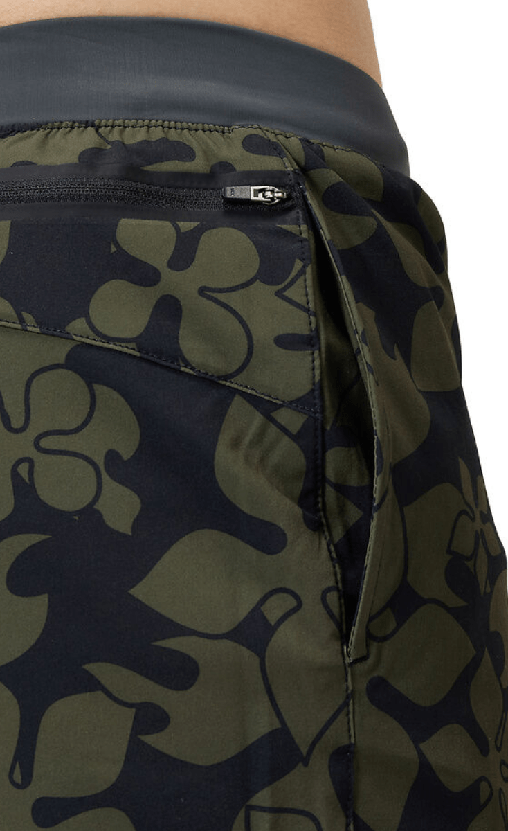 Speedo Mens Lookout Print Volley 16" Short - Deep Olive.