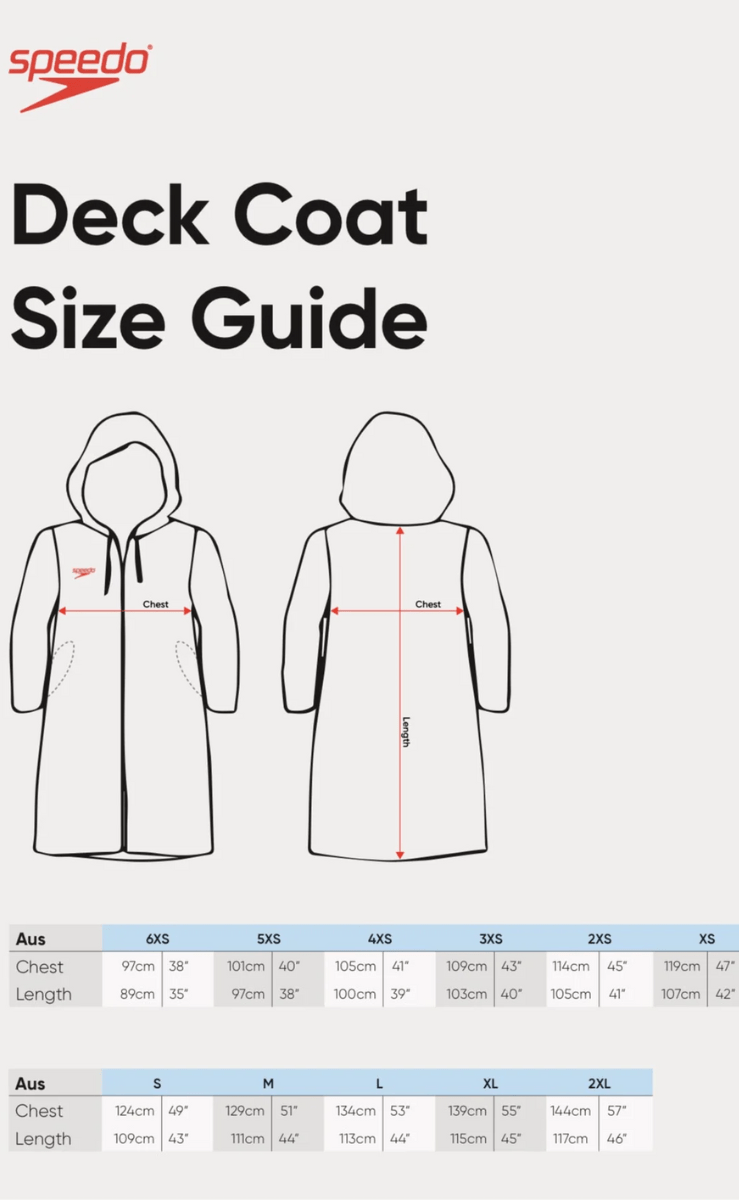 Speedo Unisex Logo Deck Coat.