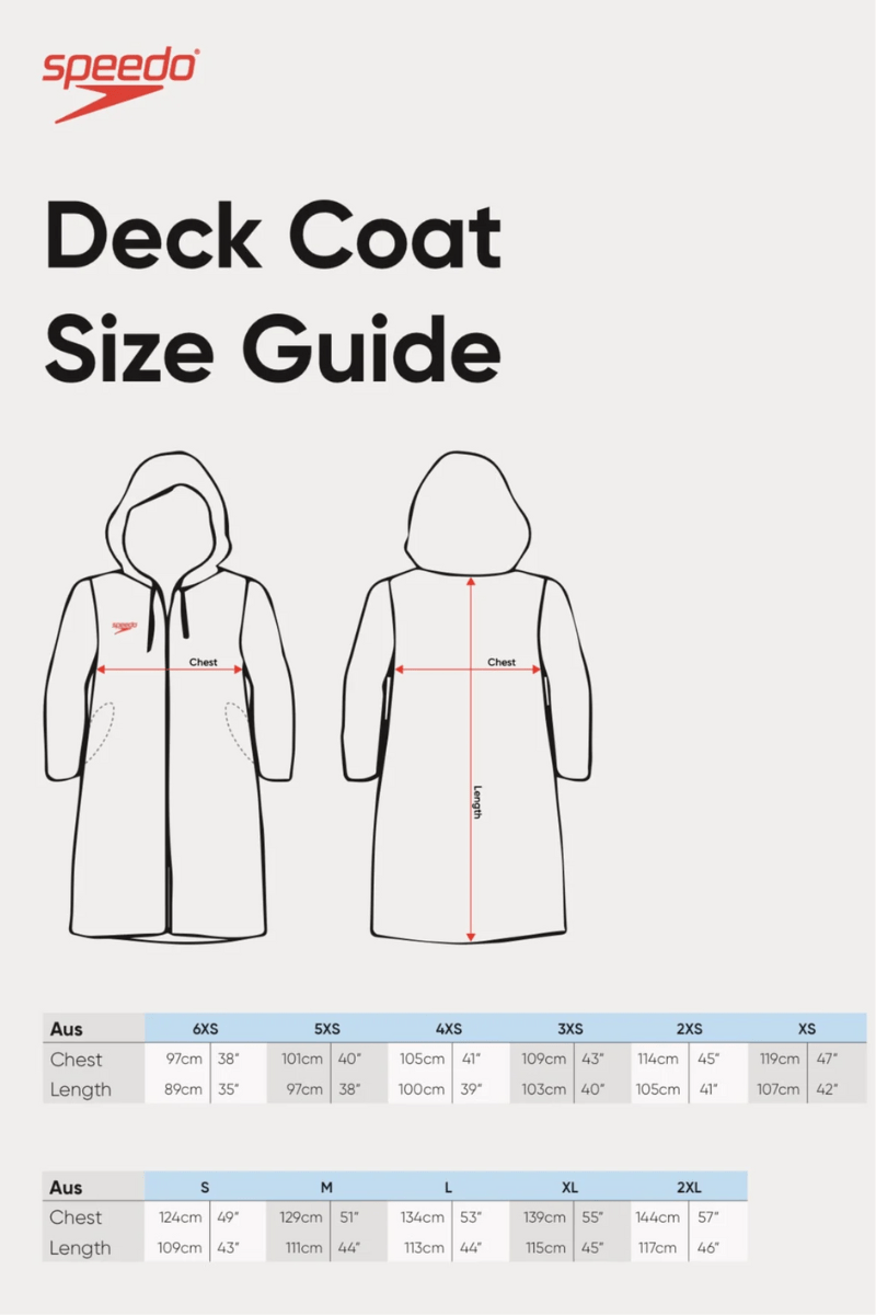Speedo Unisex Logo Deck Coat.
