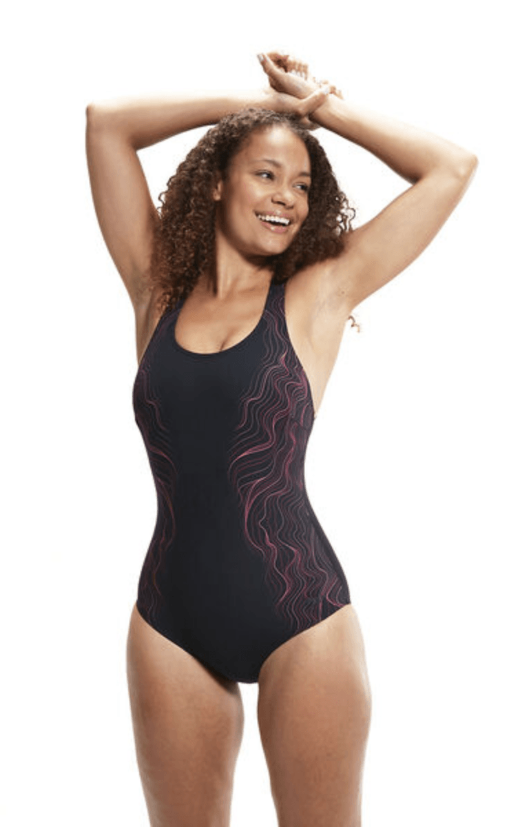 Speedo Womens Shaping Calypso Printed One Piece.