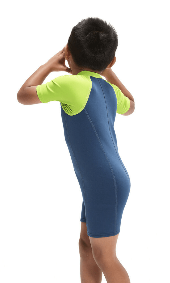 Speedo Toddler Boys Wetsuit One Piece -Blue/Green.