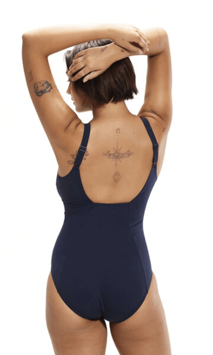 Speedo Womens Shaping Contour Eclipse Printed One Piece.