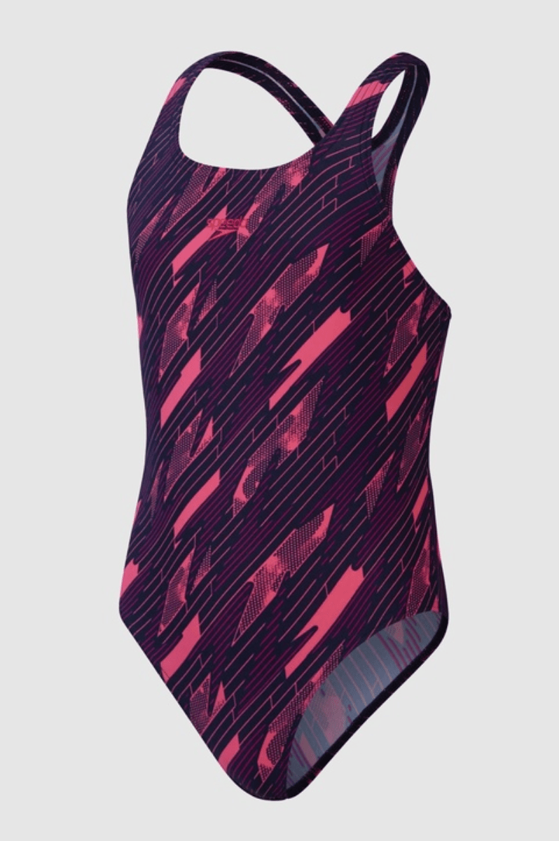 Speedo Girls Racer Hyper Bloom.