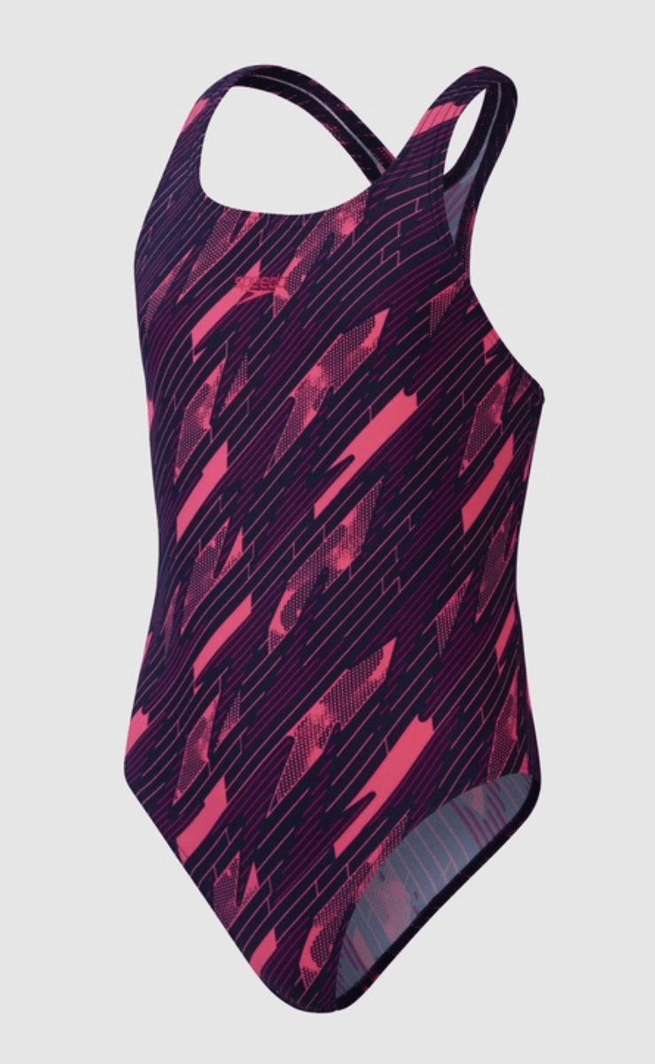 Speedo Girls Racer Hyper Bloom.