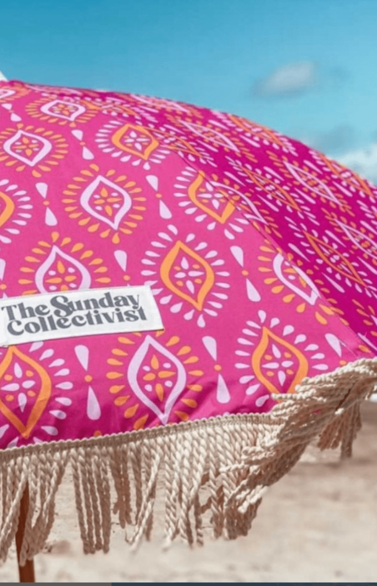 Sunday Collectivist Beach Umbrellas - Made from Recycled Plastic - Lush.