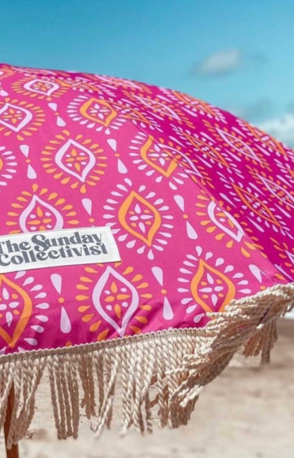 Sunday Collectivist Beach Umbrellas - Made from Recycled Plastic Pacifico.