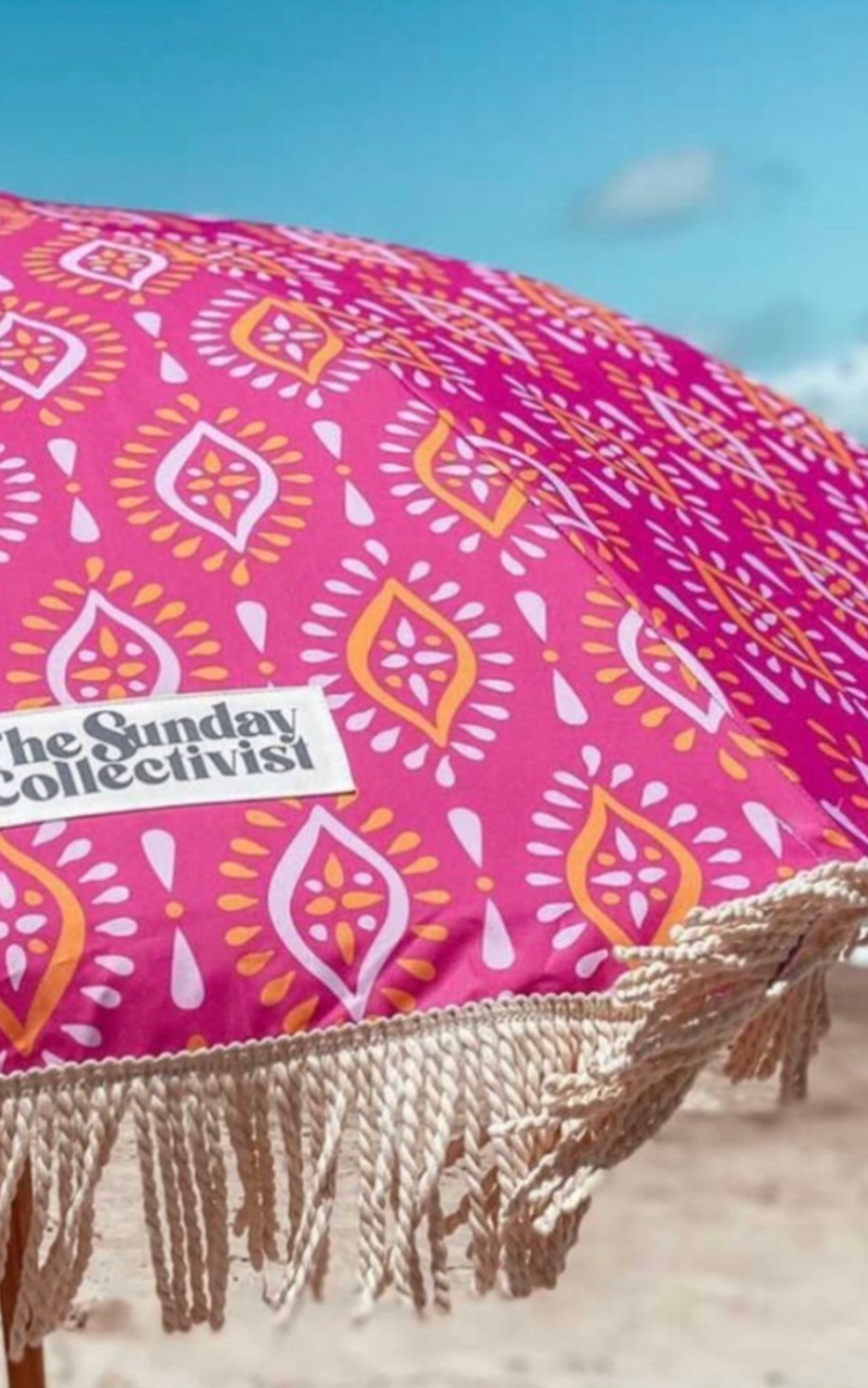 Sunday Collectivist Beach Umbrellas - Made from Recycled Plastic Pacifico.