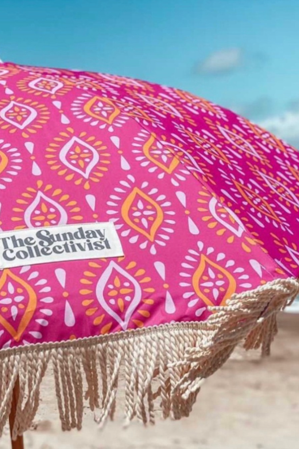Sunday Collectivist Beach Umbrellas - Made from Recycled Plastic Pacifico.