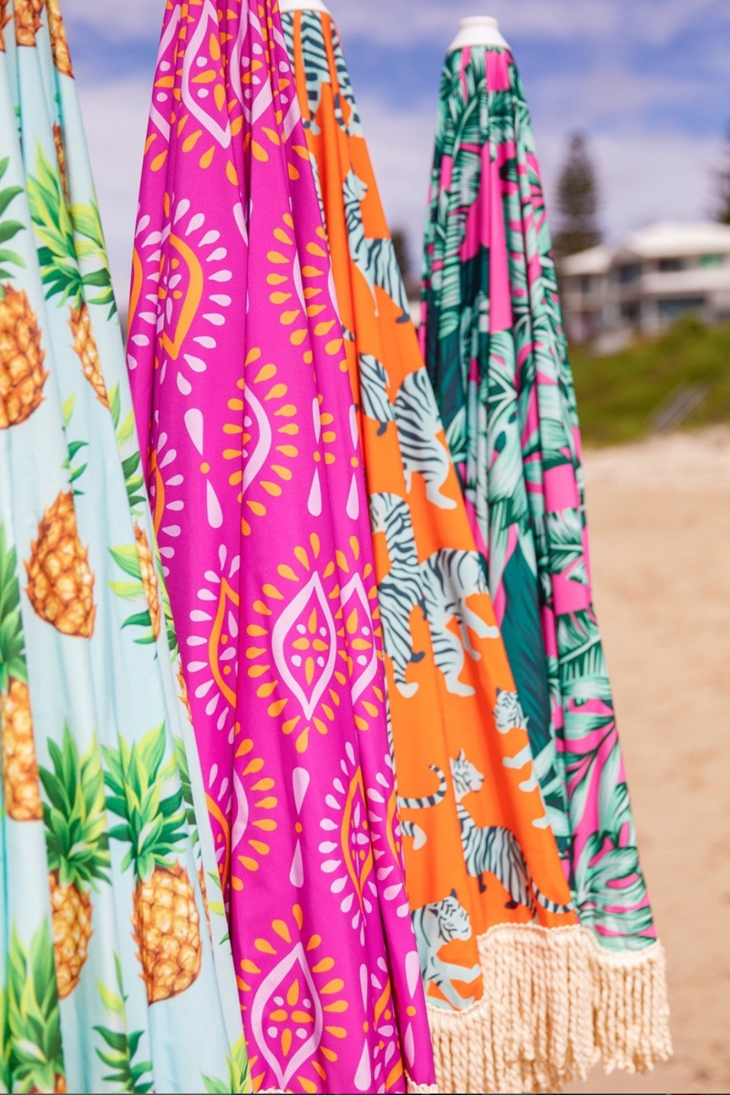 Sunday Collectivist Beach Umbrellas - Made from Recycled Plastic Pacifico.