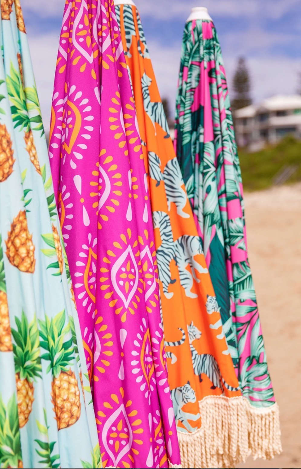 Sunday Collectivist Beach Umbrellas - Made from Recycled Plastic Pacifico.