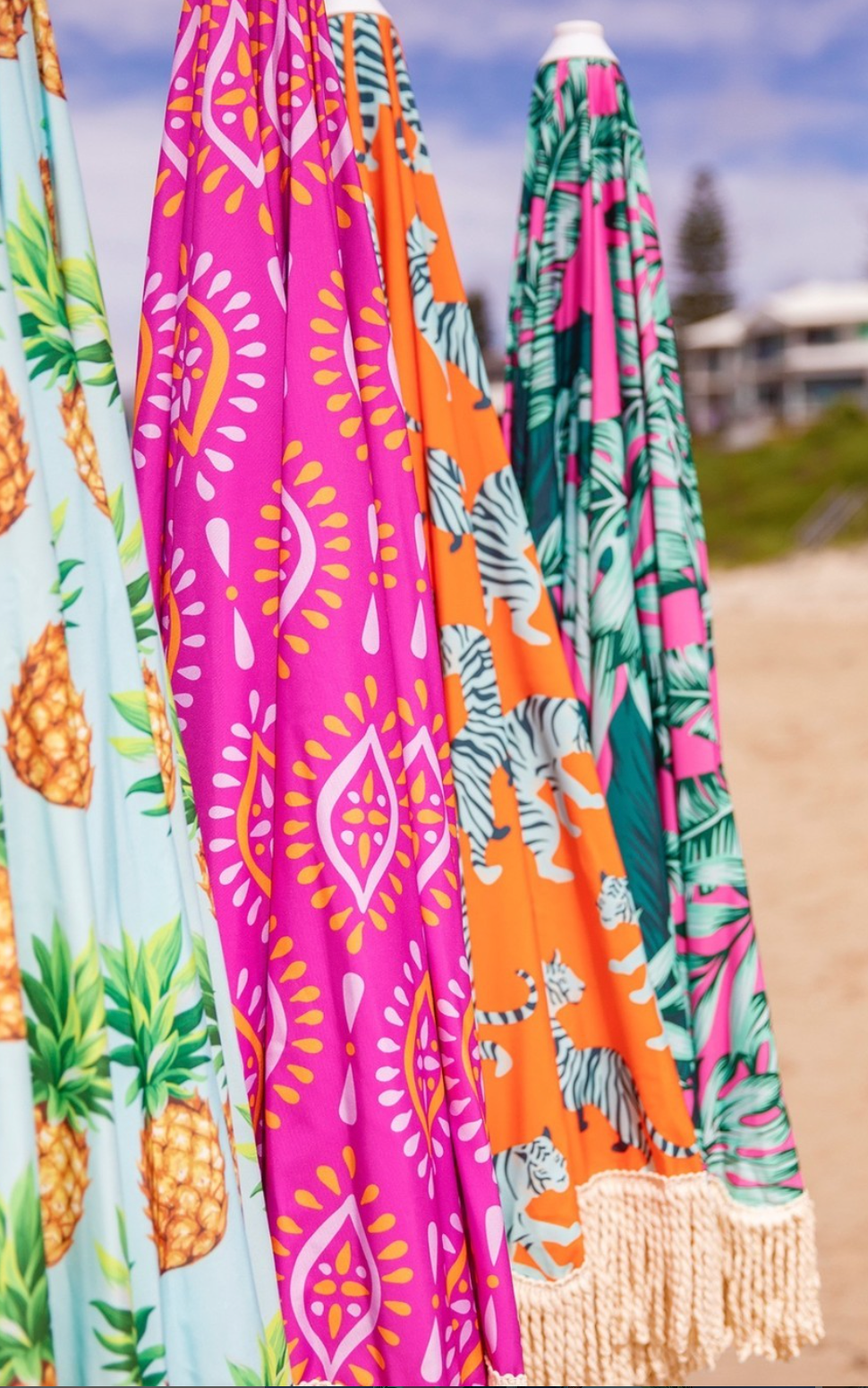 Sunday Collectivist Beach Umbrellas - Made from Recycled Plastic Pacifico.