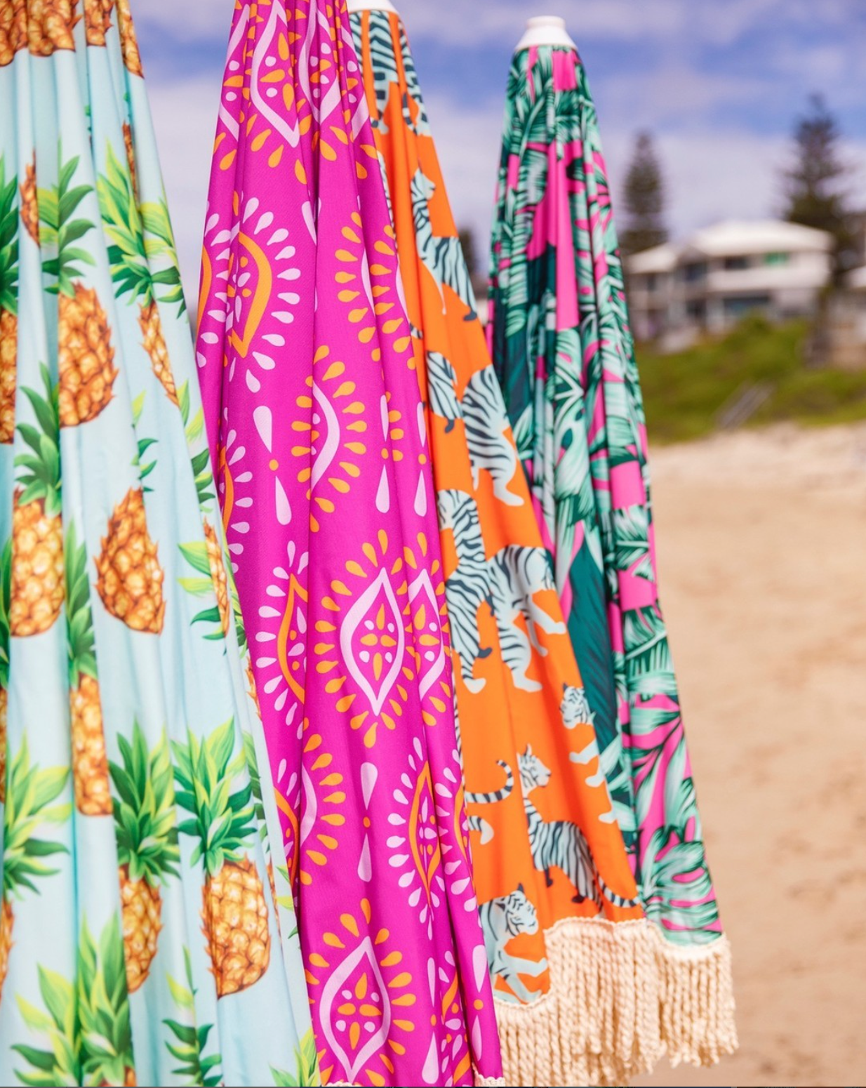 Sunday Collectivist Beach Umbrellas - Made from Recycled Plastic Pacifico.