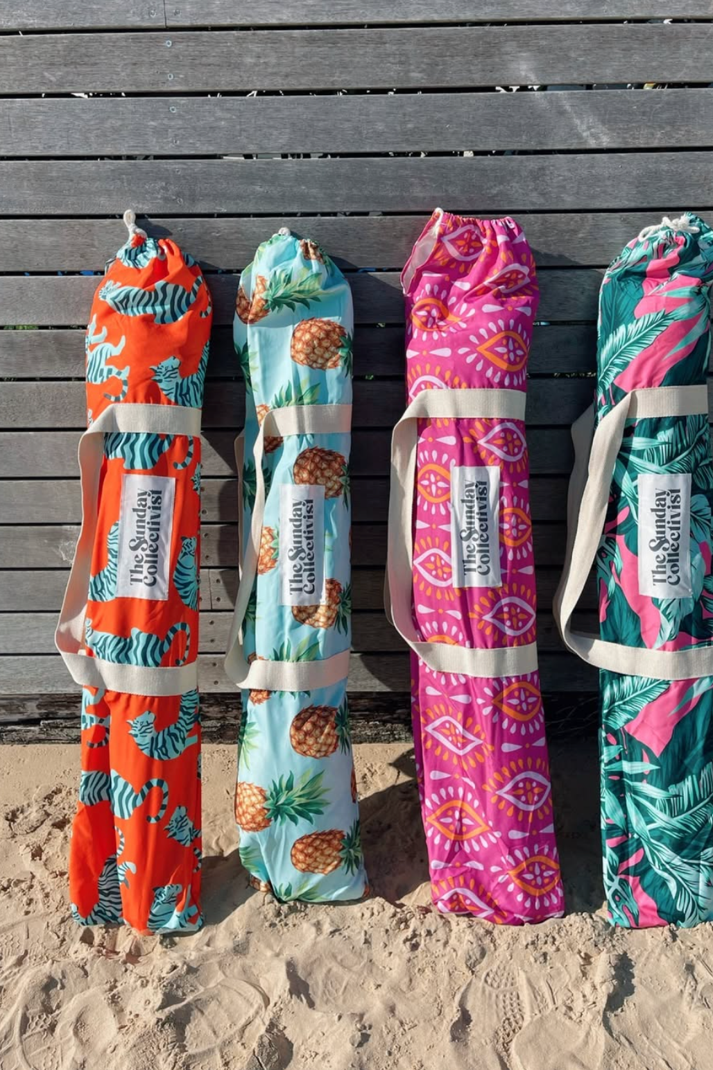 Sunday Collectivist Beach Umbrellas - Made from Recycled Plastic Pacifico.