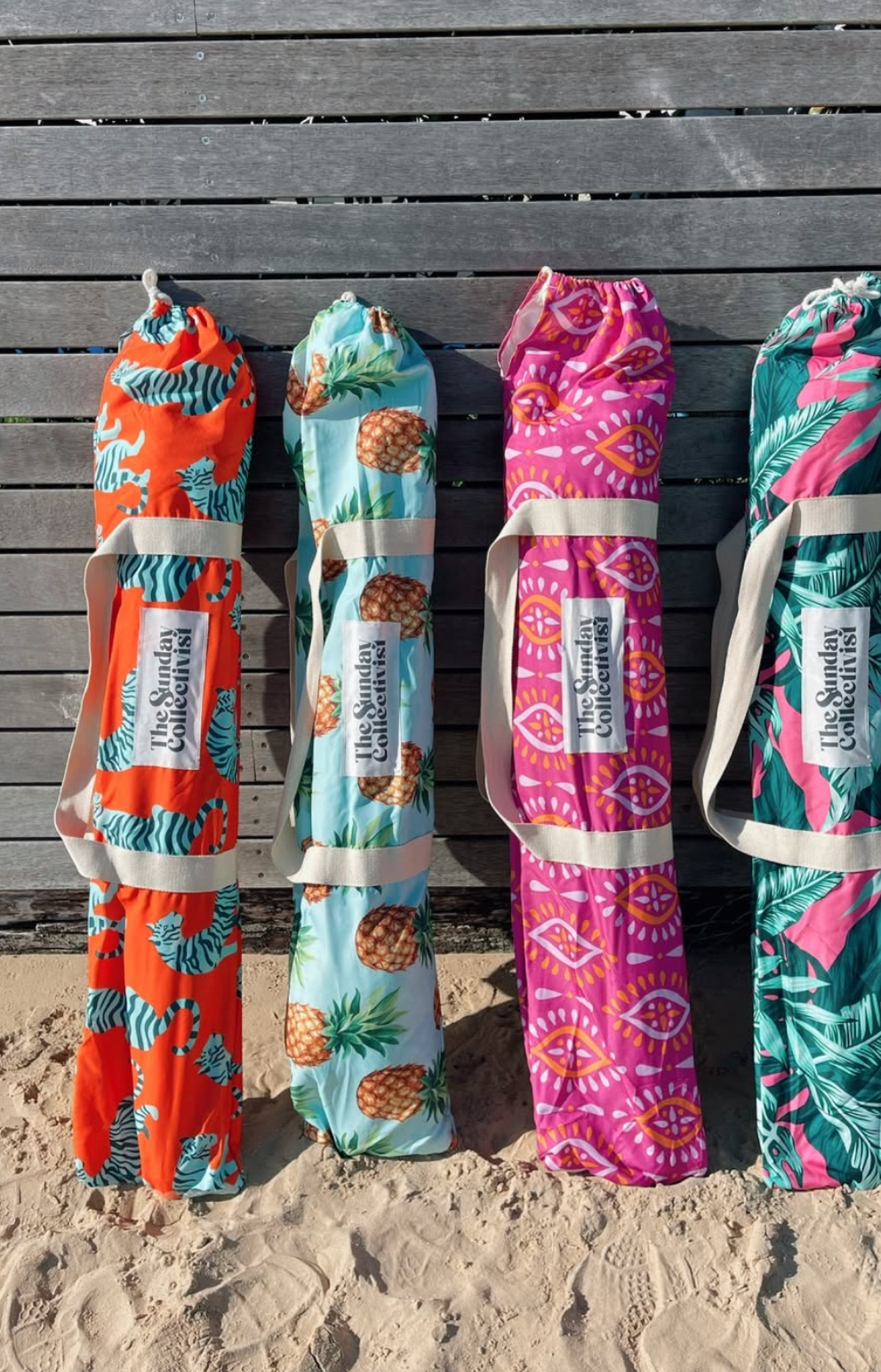 Sunday Collectivist Beach Umbrellas - Made from Recycled Plastic Pacifico.