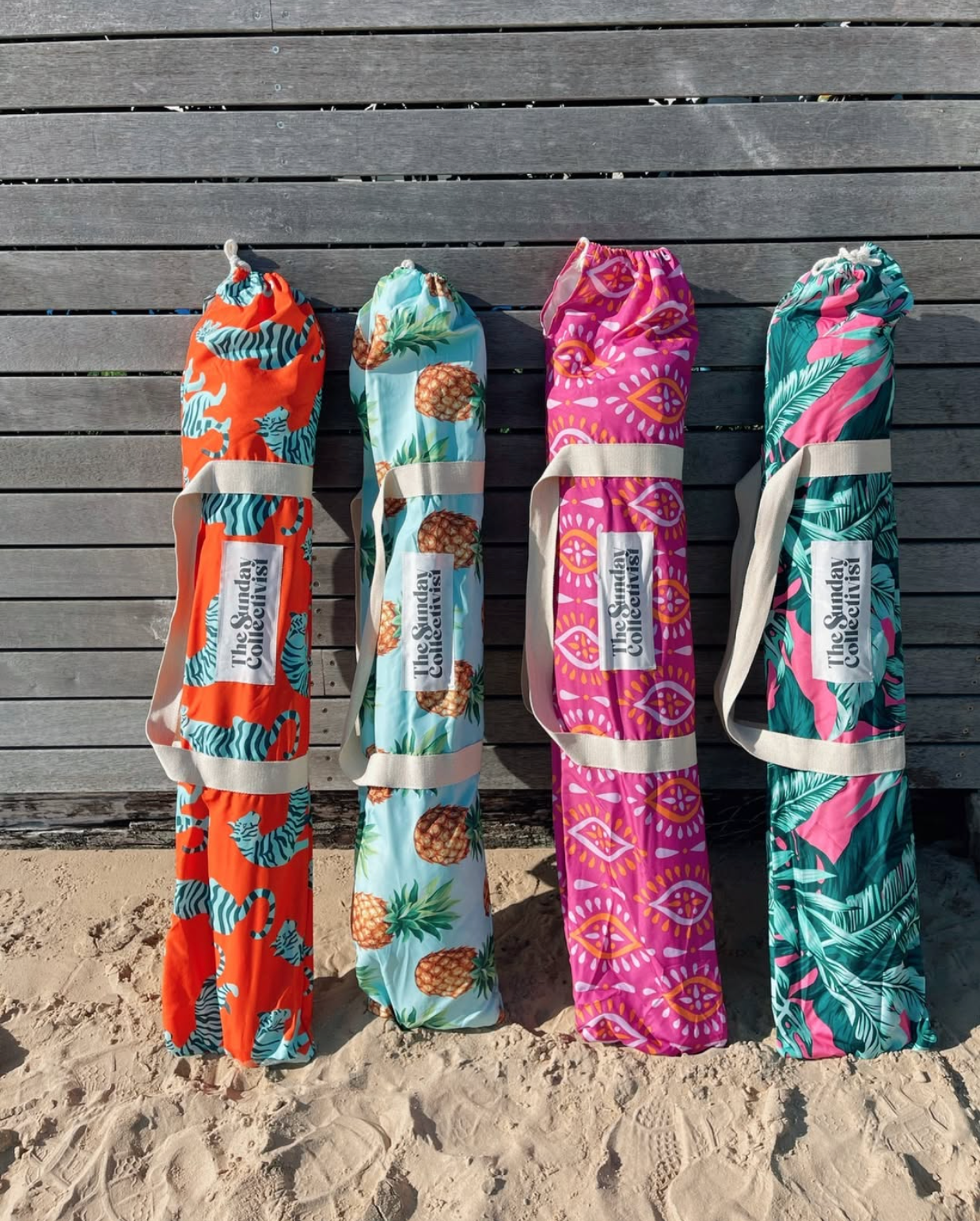 Sunday Collectivist Beach Umbrellas - Made from Recycled Plastic Pacifico.