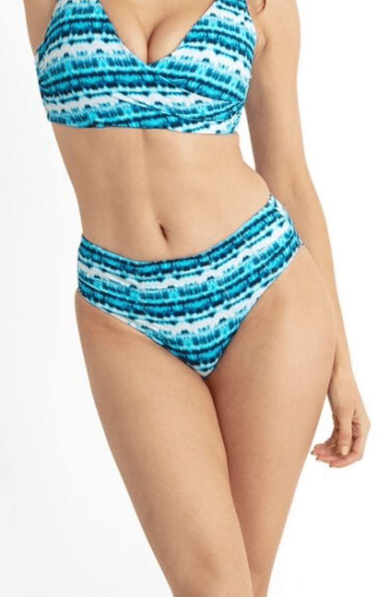 Sunseeker Jasmine Ruched Midrise Pant Blue.