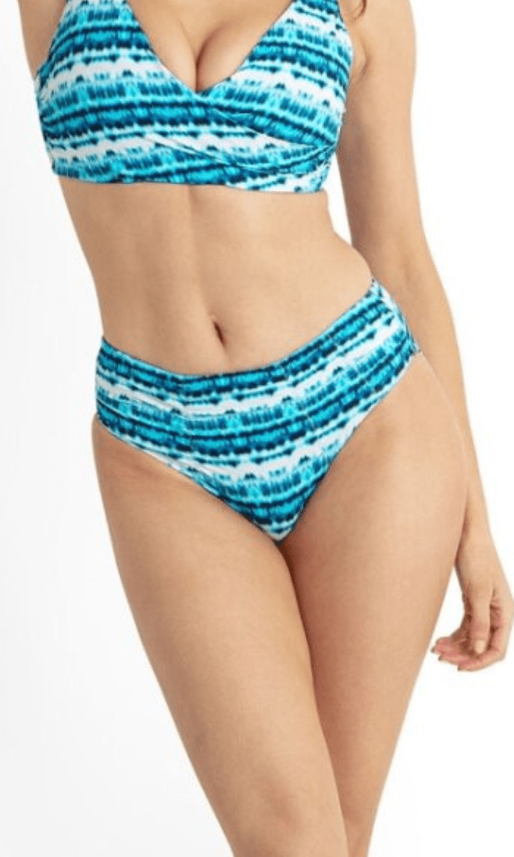 Sunseeker Jasmine Ruched Midrise Pant Blue.