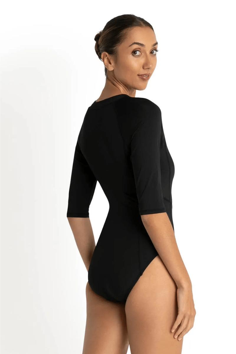 Sunseeker Basix Seasport One Piece Black Seaport Surfsuit.