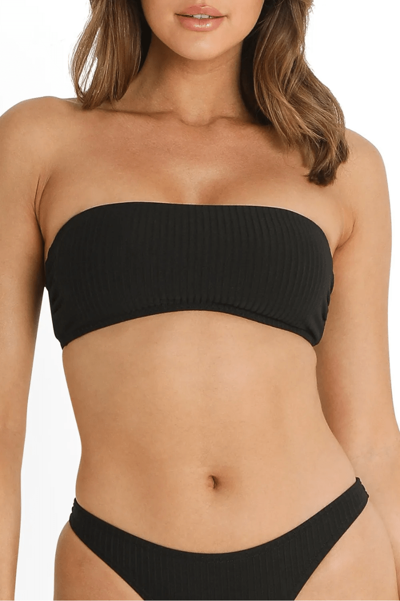 Sunseeker Reset Bandeau Bra Black.