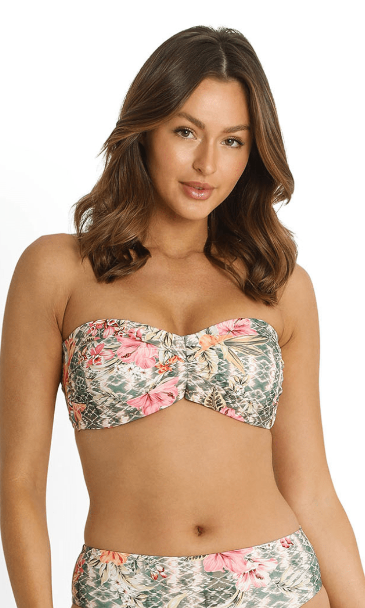 Sunseeker Mai Tai D/DD Wrap Bandeau Bra.