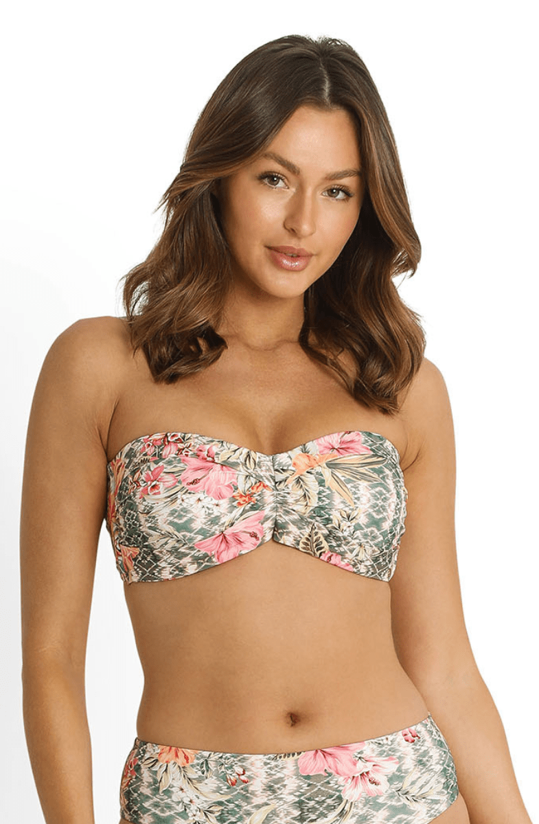 Sunseeker Mai Tai D/DD Wrap Bandeau Bra.