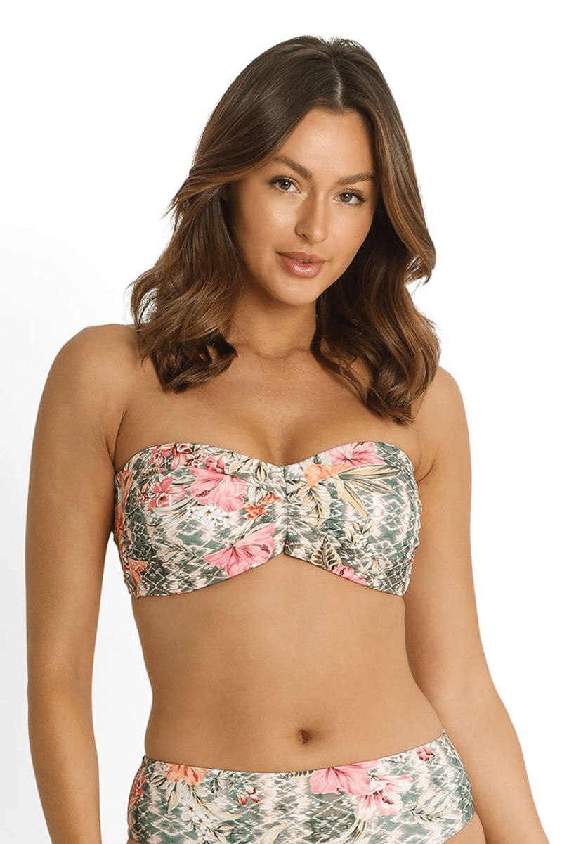 Sunseeker Mai Tai D/DD Wrap Bandeau Bra.