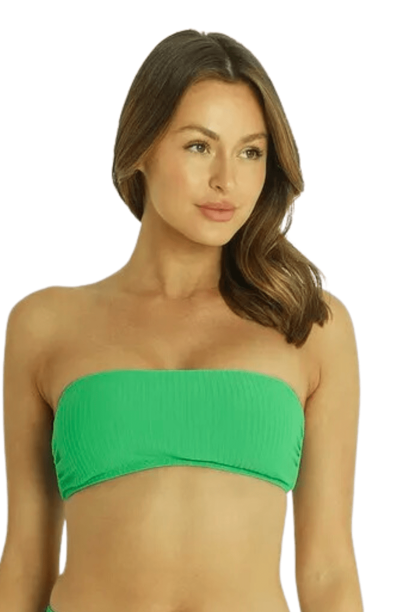 Sunseeker Reset Bandeau Bra Green.