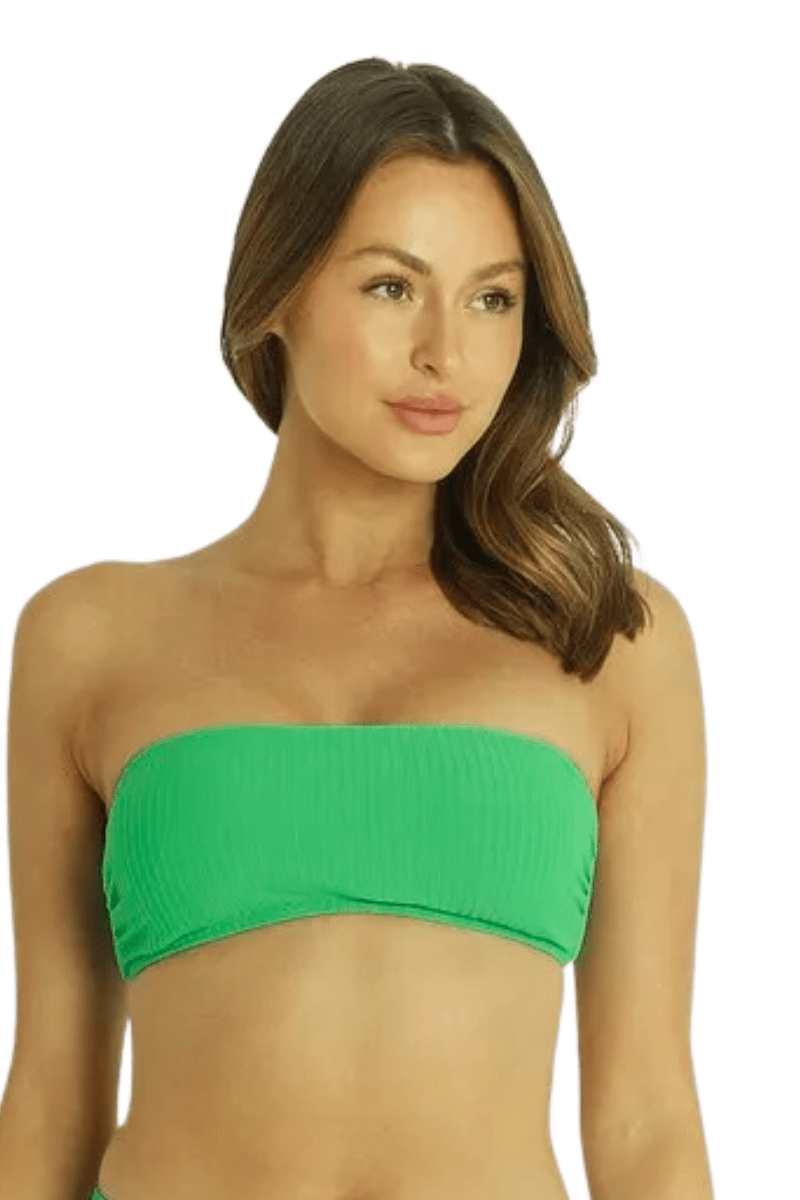Sunseeker Reset Bandeau Bra Green.