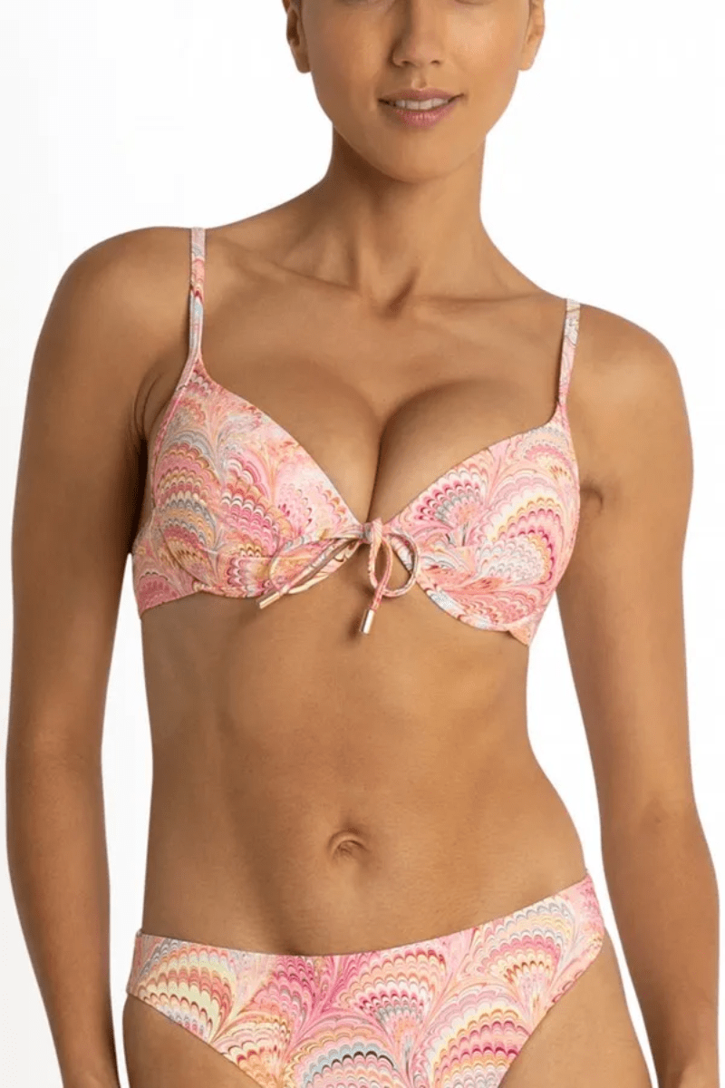 Sunseeker Mystic Moulded Push Up Bra Pink.