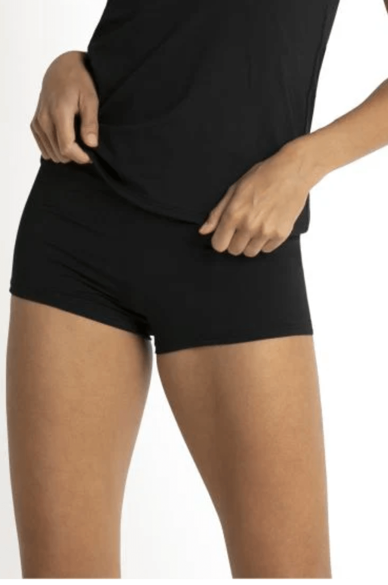 Sunseeker Basix High Waisted Boyleg Pant Black.