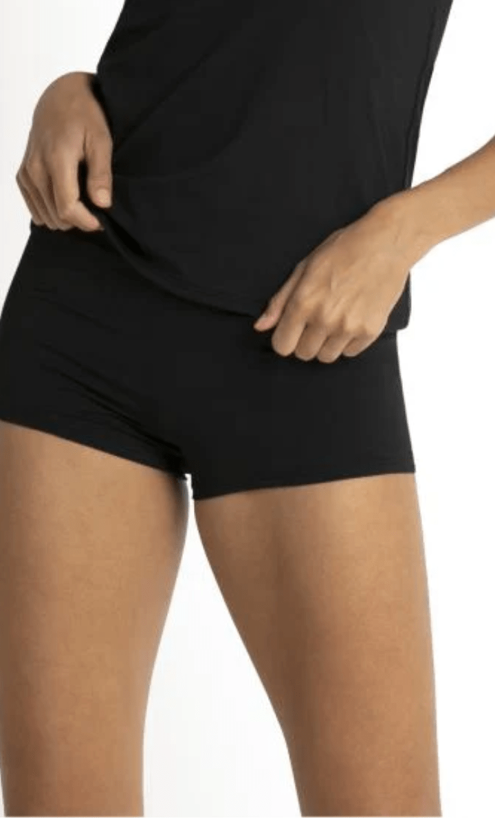 Sunseeker Basix High Waisted Boyleg Pant Black.