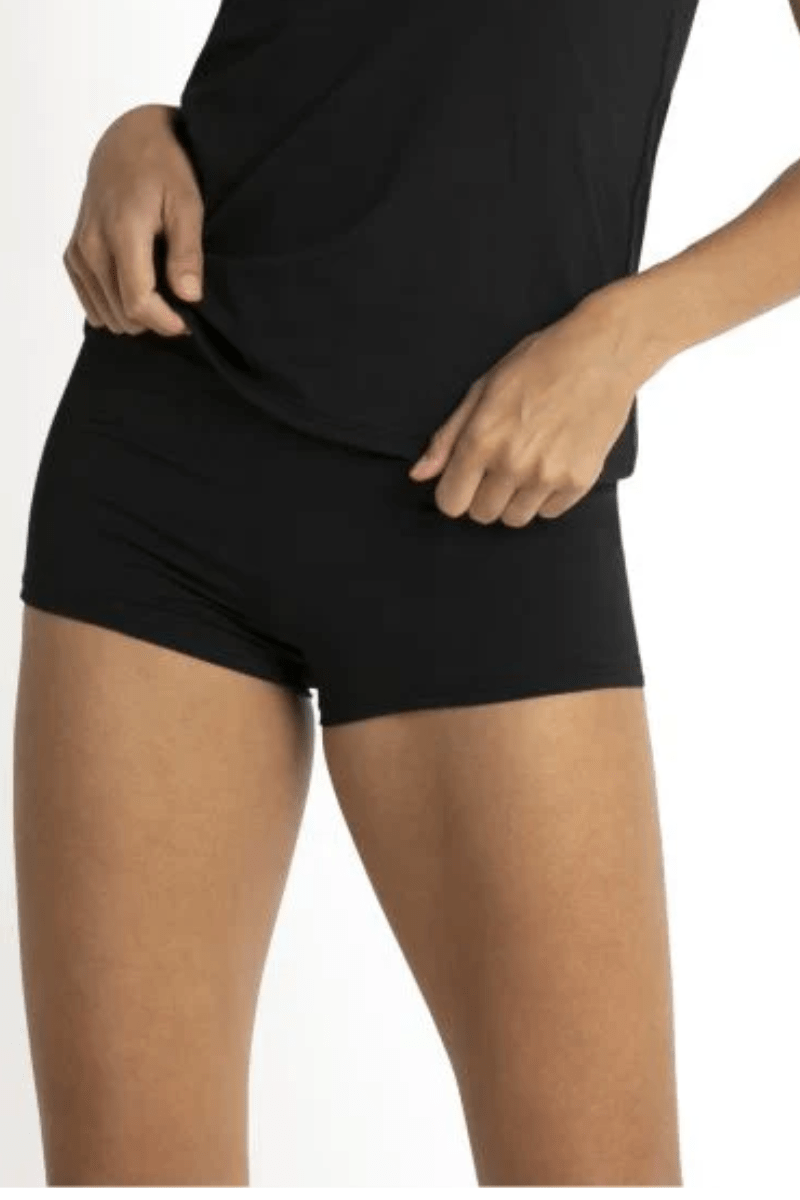 Sunseeker Basix High Waisted Boyleg Pant Black.