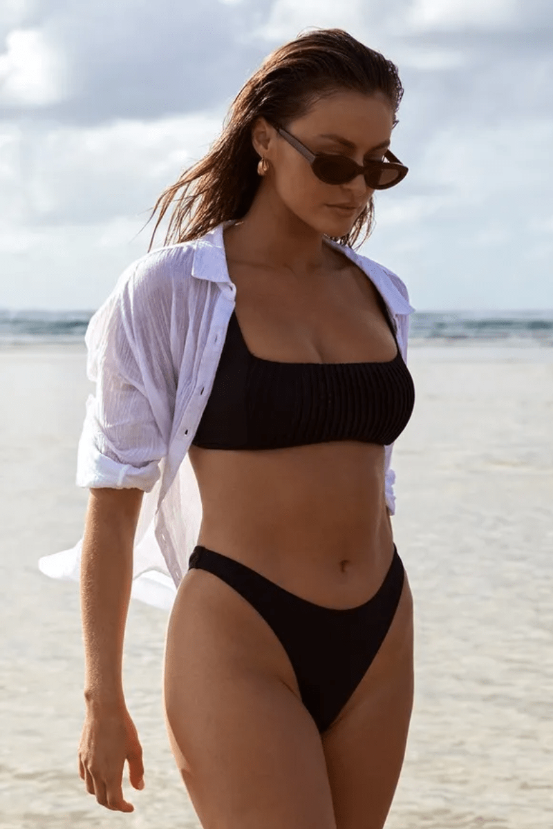 Sunseeker Basix Brazilian Pant Black.