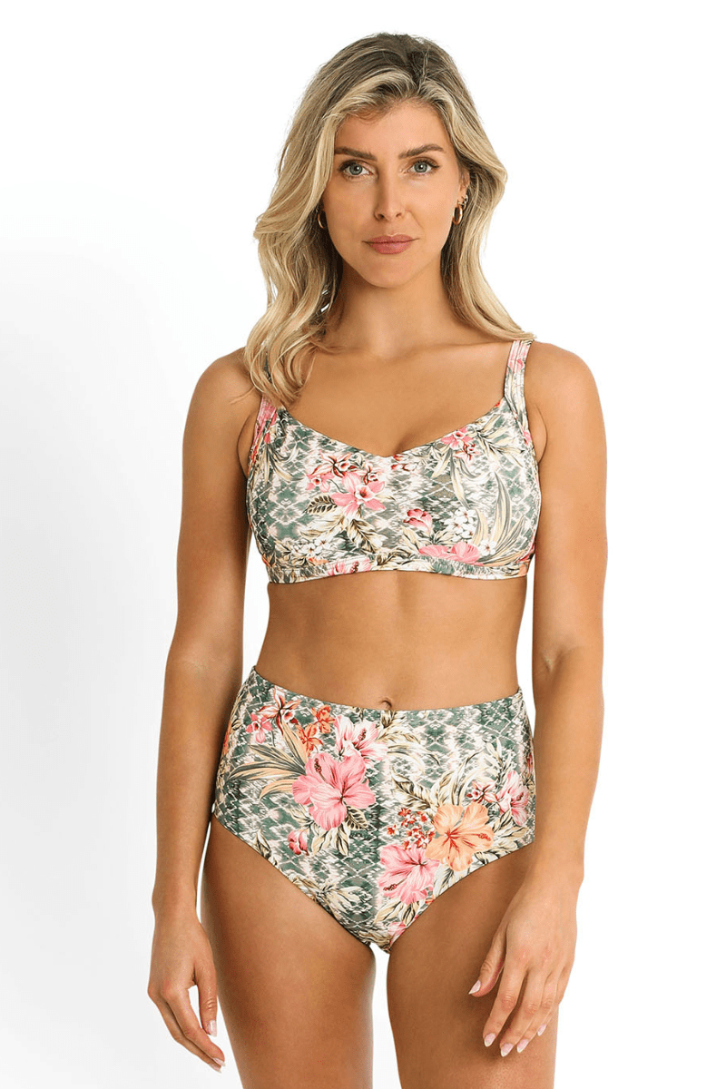 Sunseeker Mai Tai DD/E Bralette Khaki.