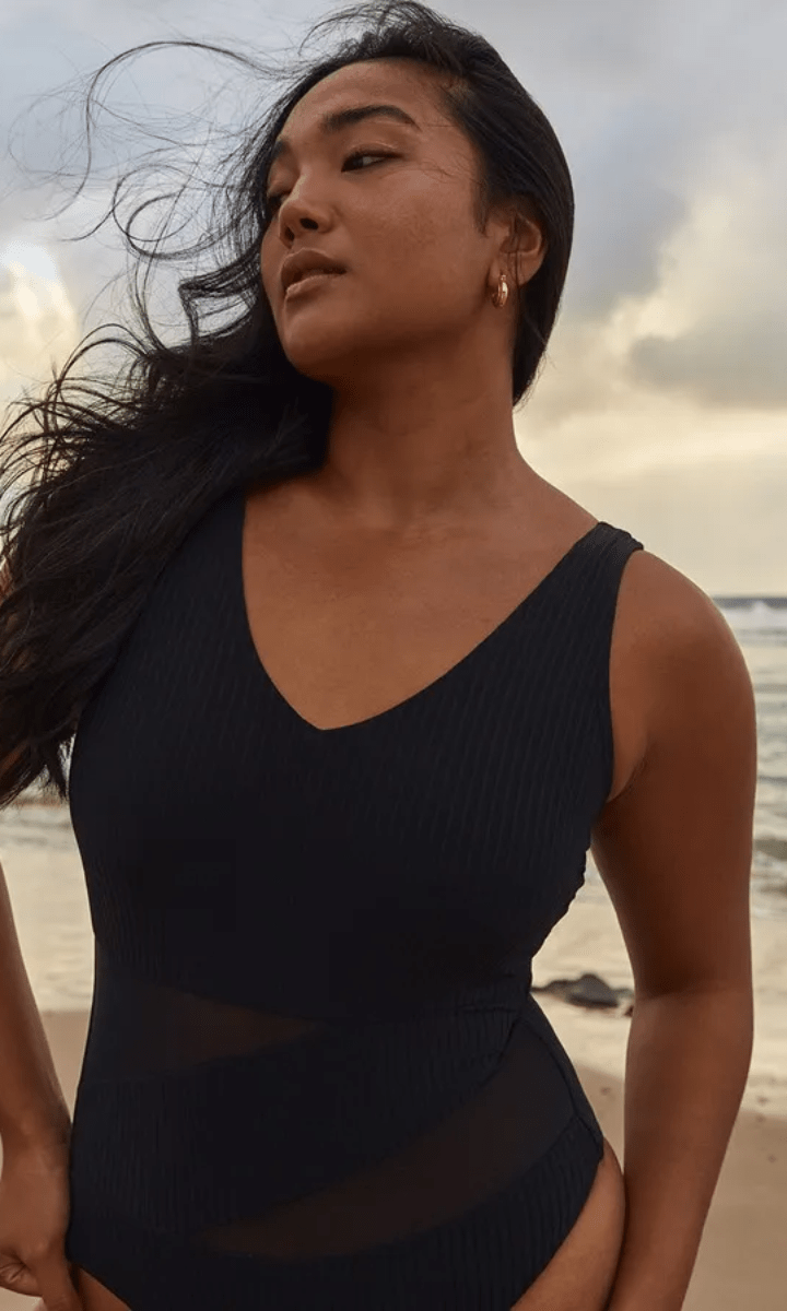 Sunseeker Reset DD/E V Neck One Piece Black.