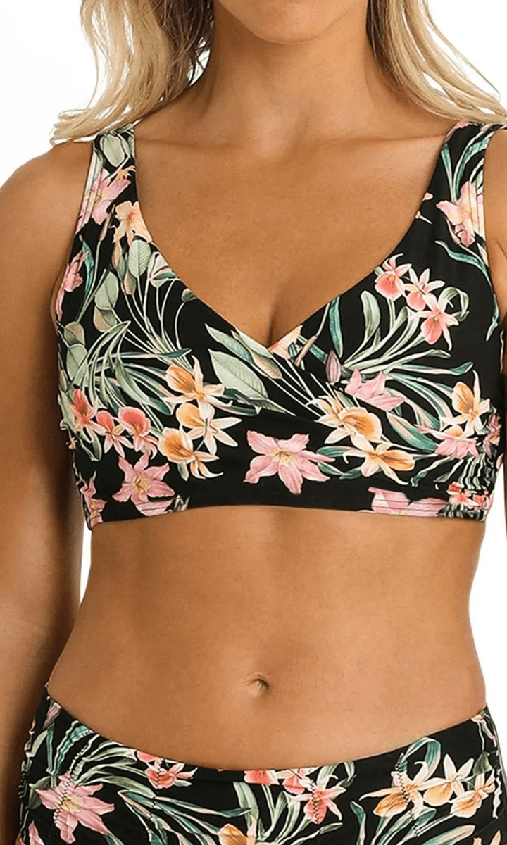 Sunseeker Camellia DD/E Twist Minimiser Bra Black.