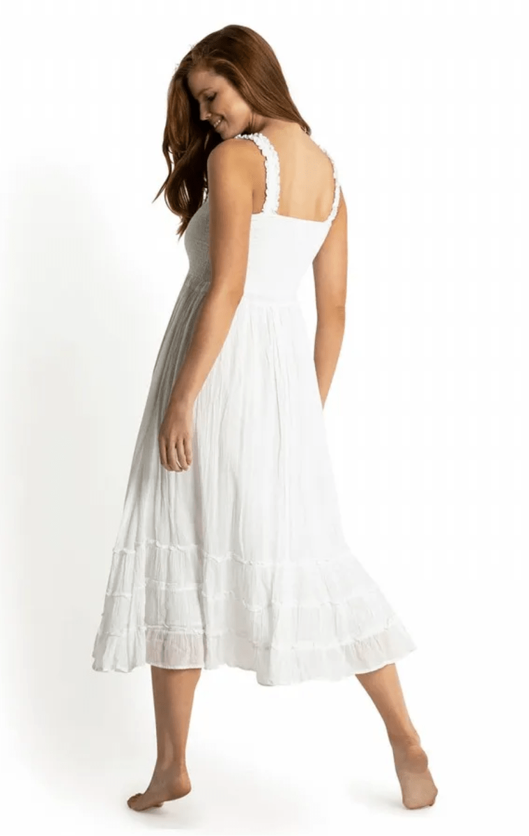 Sunseeker Resort Sunshine Maxi Bandeau Dress.