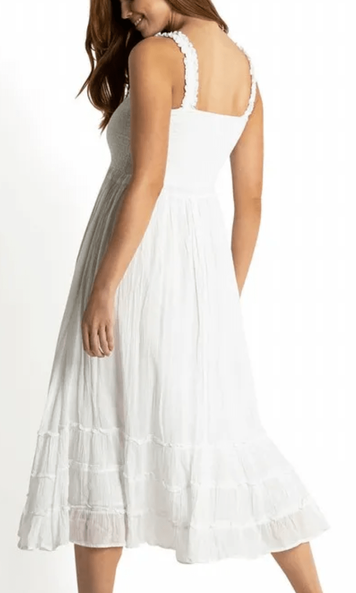 Sunseeker Resort Sunshine Maxi Bandeau Dress.