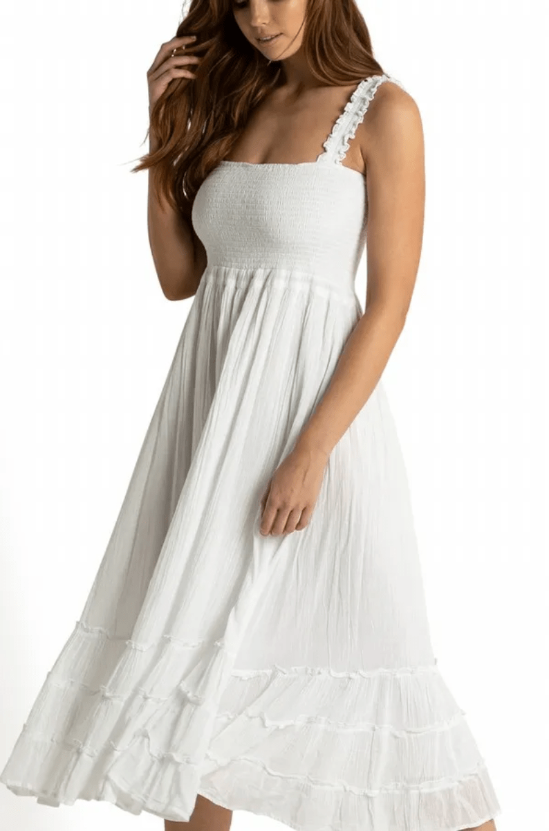 Sunseeker Resort Sunshine Maxi Bandeau Dress.