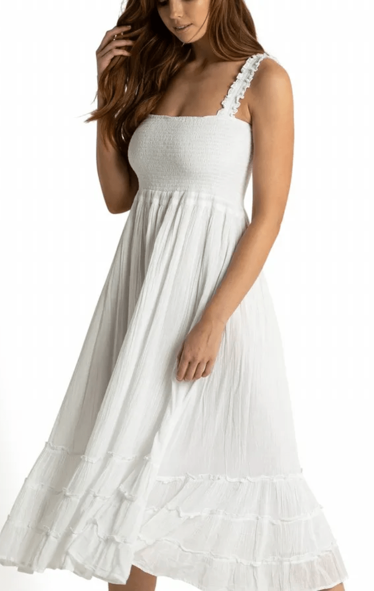 Sunseeker Resort Sunshine Maxi Bandeau Dress.