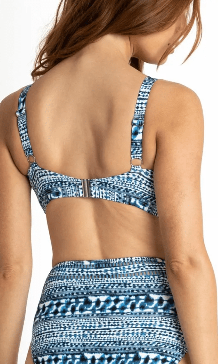 Sunseeker Byron Bay FG Ruched Bra Ink.