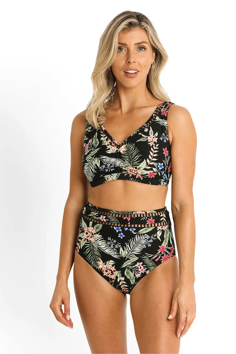 Sunseeker Evie FG Ruched Minimiser Bra Black.