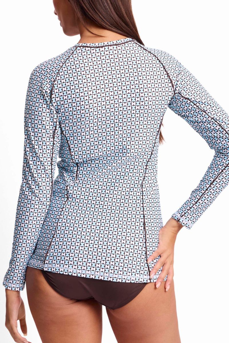 SS94001MAS-Geomath-Long-Sleeve-Mastectomy-Rashie-Blue
