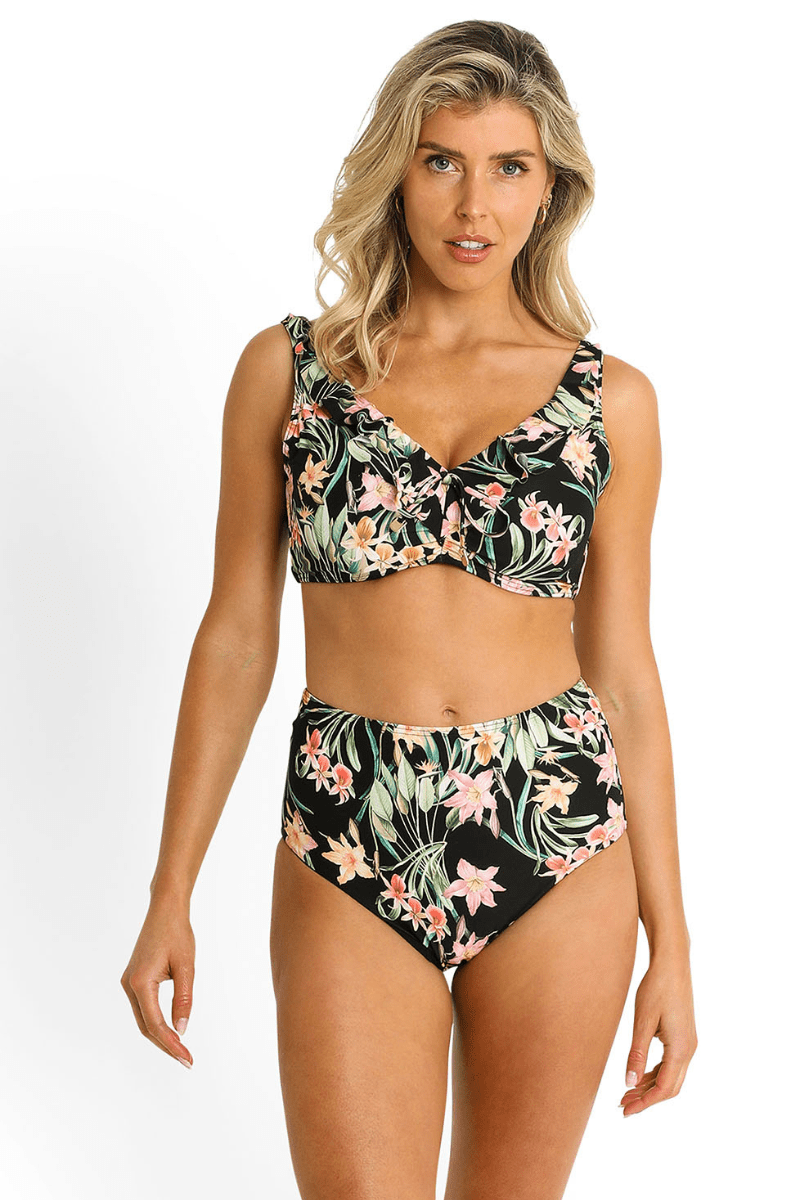 Sunseeker Camellia Highrise Pant - Black.
