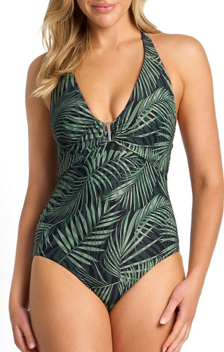 Sunseeker Lombok Bar Halter One Piece - Black.