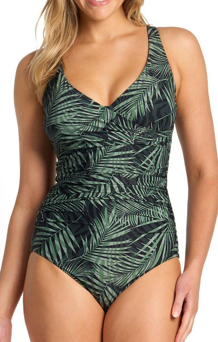 Sunseeker Lombok DD/E Twist Ruched One Piece - Black.