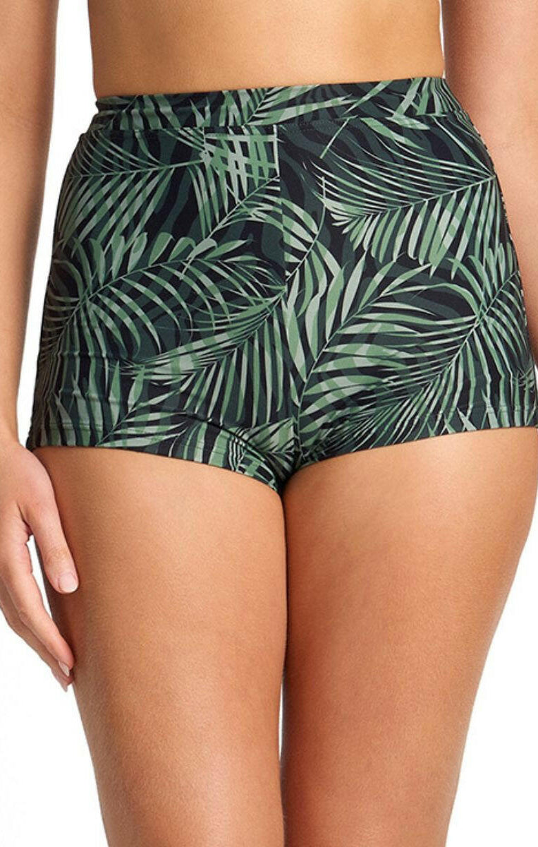 Sunseeker Lombok High Waisted Boyleg Pant - Black.