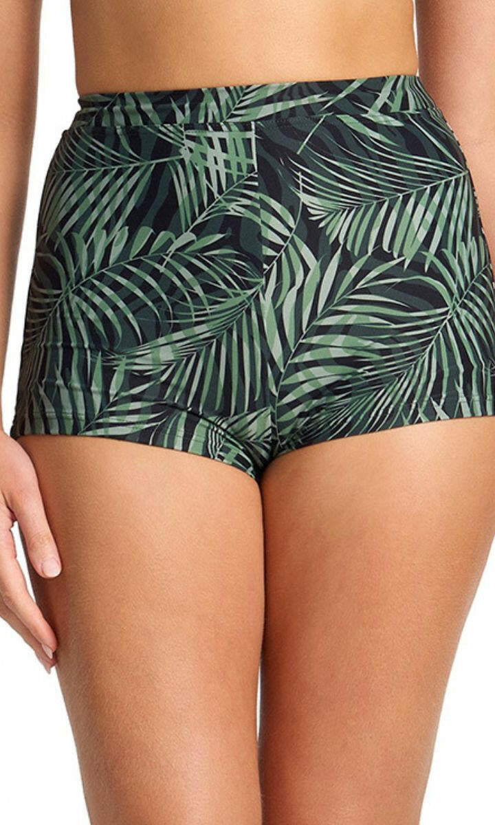 Sunseeker Lombok High Waisted Boyleg Pant - Black.