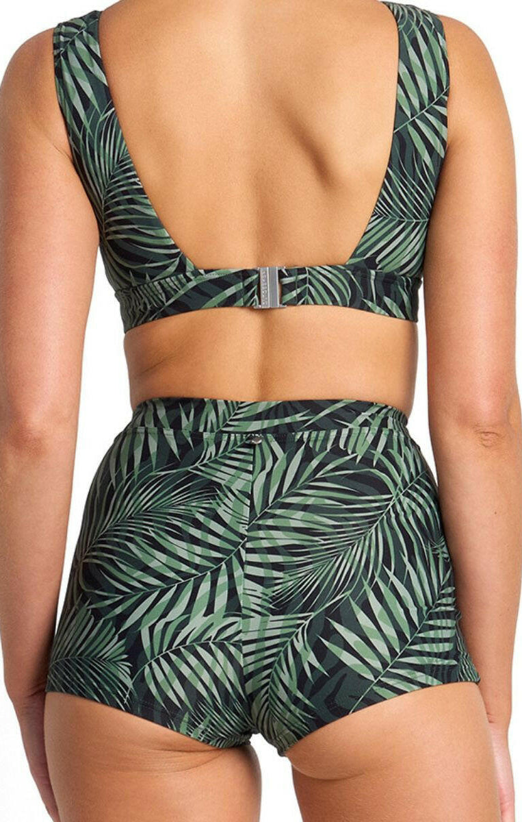 Sunseeker Lombok High Waisted Boyleg Pant - Black.